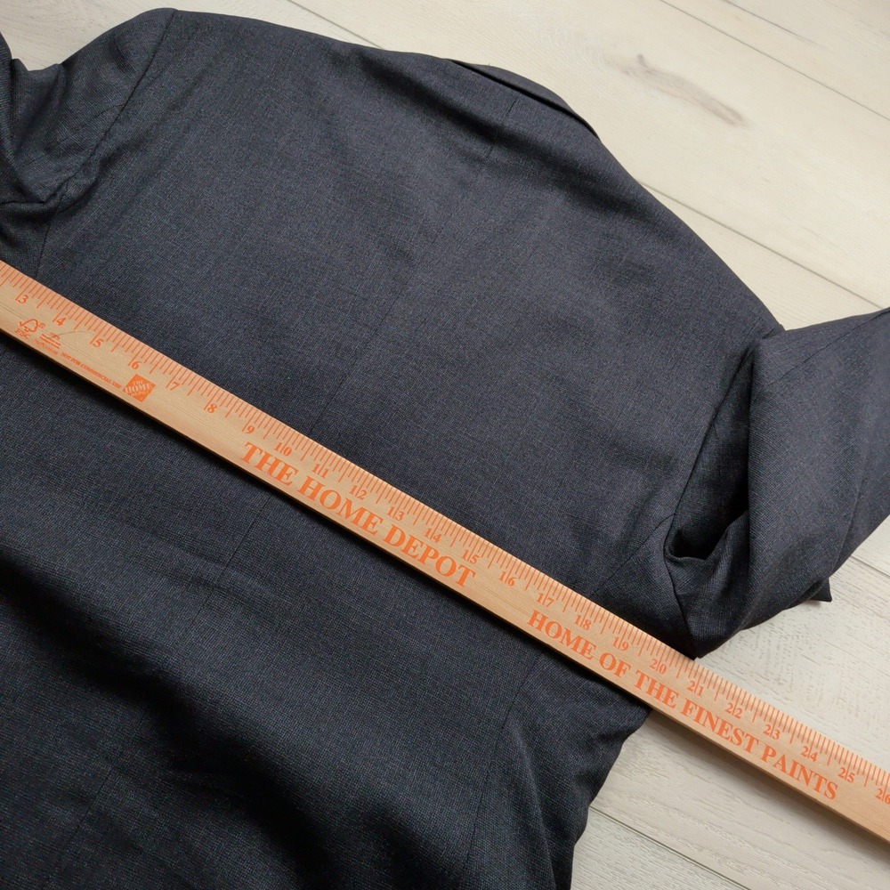 Jos. A. Bank 1905 Tailored Wool Blazer Charcoal Gray 44R (Fits 41) brrr Comfort - Picture 8 of 12